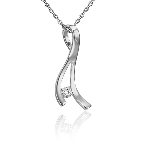 

Кулон из белого золота с бриллиантом PLATINA jewelry 03-0009-00-101-1120-30, 03-0009-00-101-1120-30