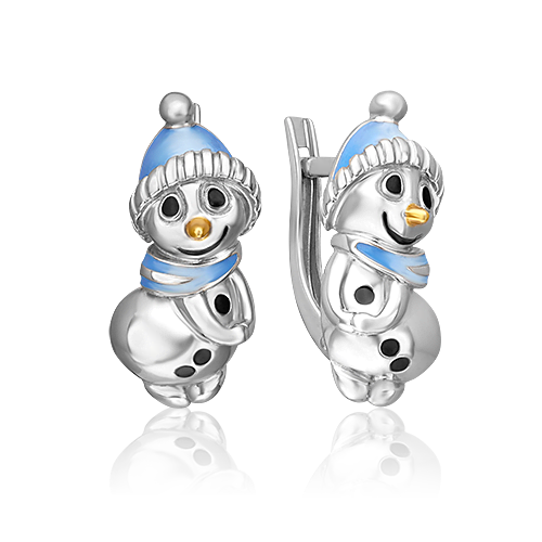 

Серьги из серебра с эмалью PLATINA jewelry 02-5162-00-000-0200, 02-5162-00-000-0200