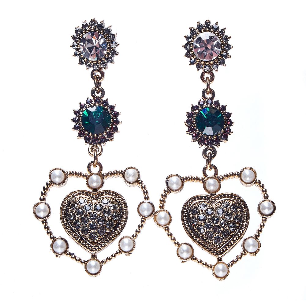 

Серьги из бижутерного сплава с swarovski Moon Paris MV-1811-014, MV-1811-014