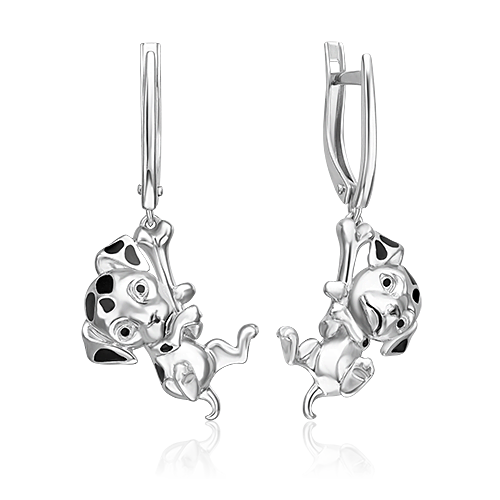 

Серьги из серебра с эмалью PLATINA jewelry 02-5158-00-000-0200, 02-5158-00-000-0200