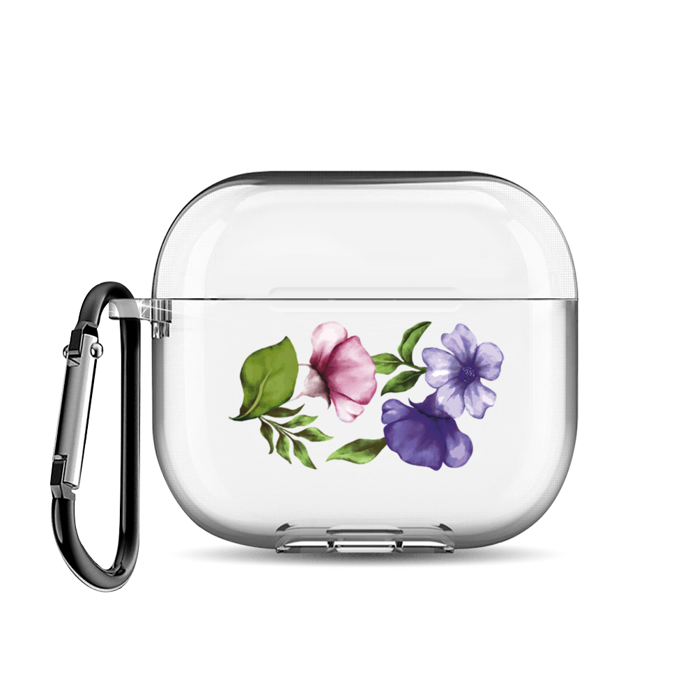 

Чехол для наушников AirPods 3 "Фиолетовые и розовые цветы", AIPC-430-9E-1
