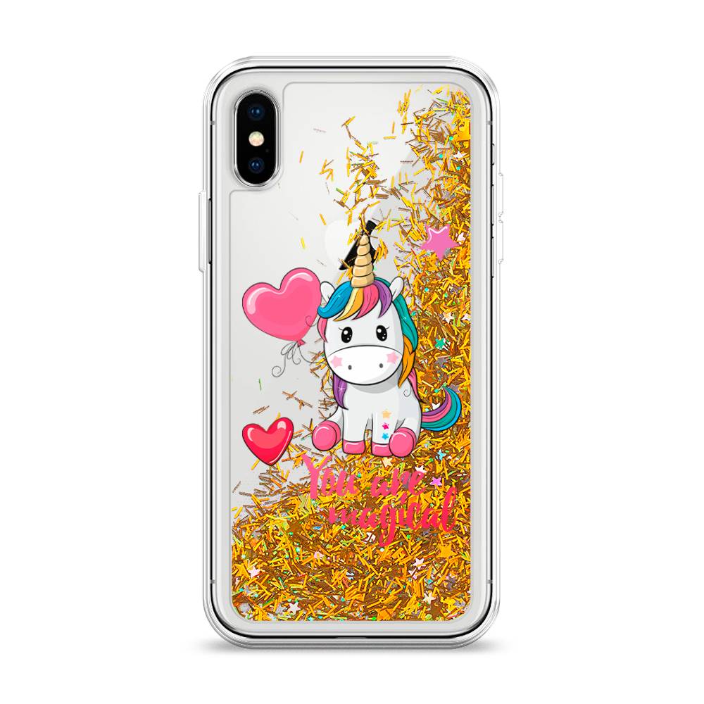 

Чехол Awog на Apple iPhone XS (10S) / Айфон XS (10S) "Волшебная единорожка", 11890-1