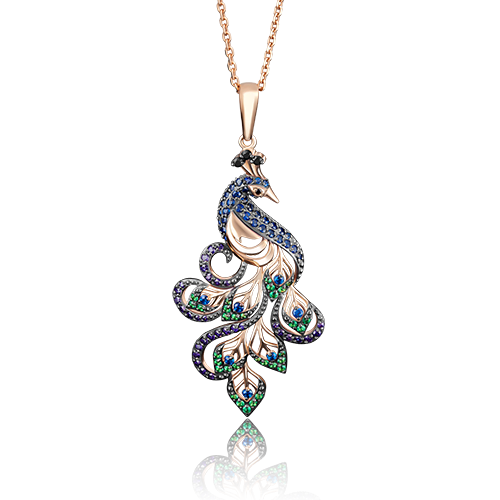 

Кулон из красного золота с фианитом PLATINA jewelry 03-2207-03-404-1110-52, 03-2207-03-404-1110-52