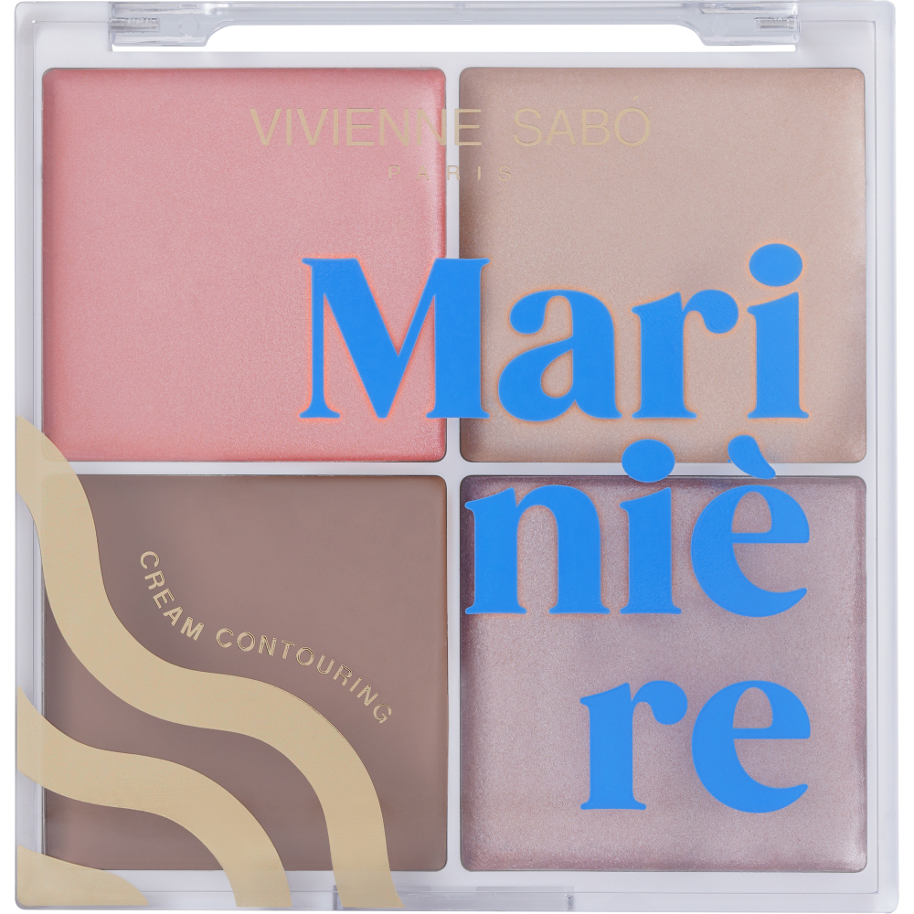 Кремовая палетка для скульптурирования лица Vivienne Sabo Mariniere 01