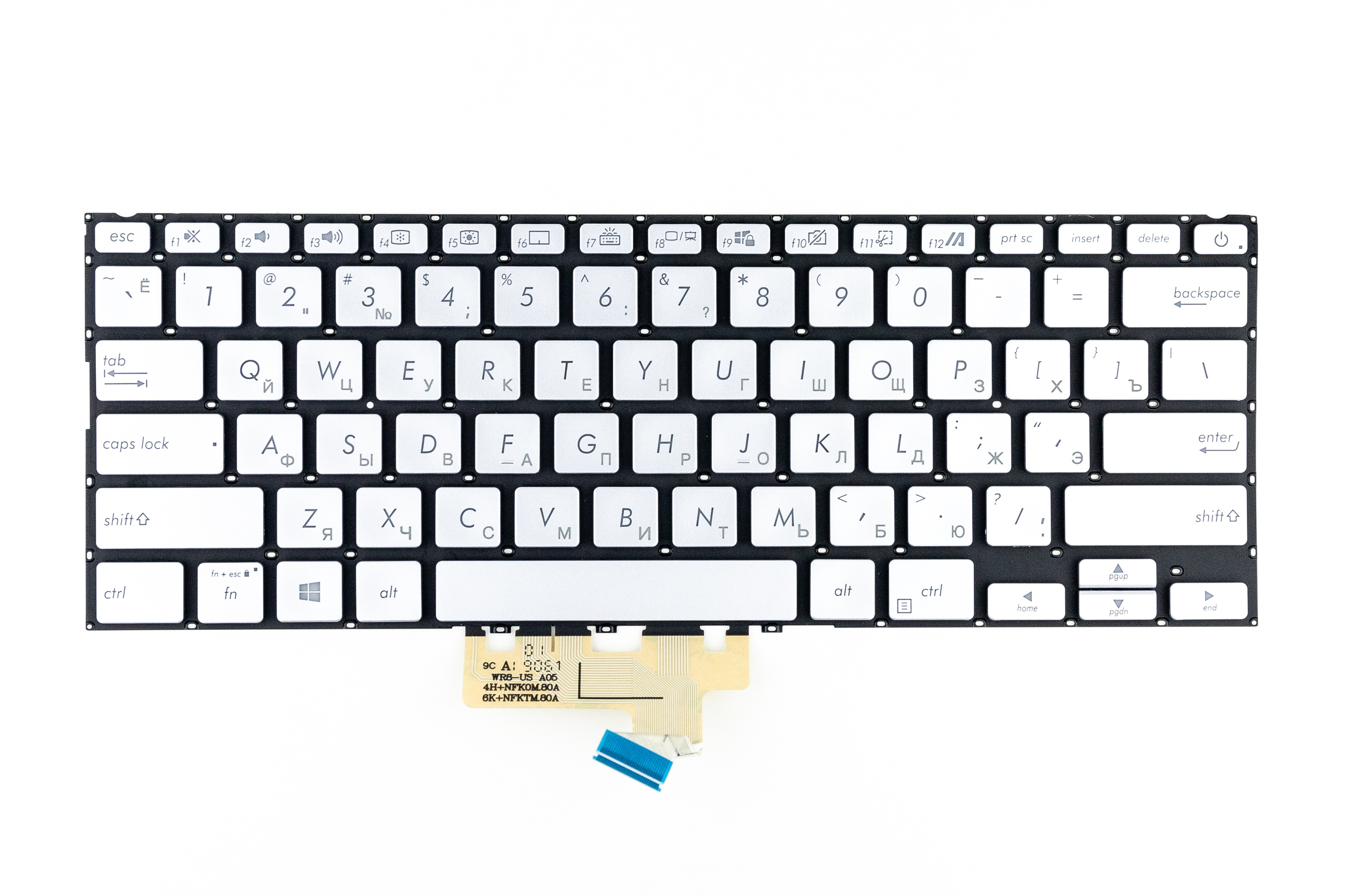 

Клавиатура для ноутбука Asus X432FA Silver (52769)