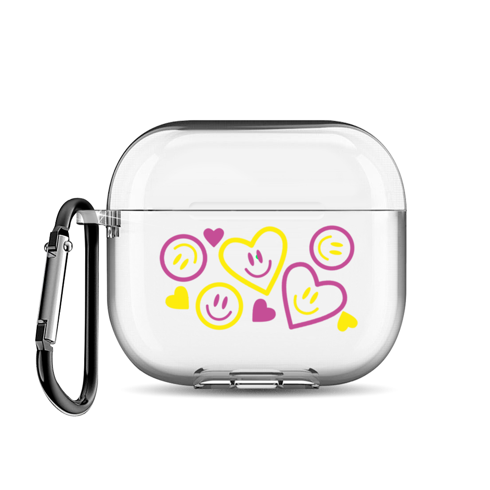 

Чехол для наушников AirPods 3 "Улыбающиеся сердечки", AIPC-430-9E-1