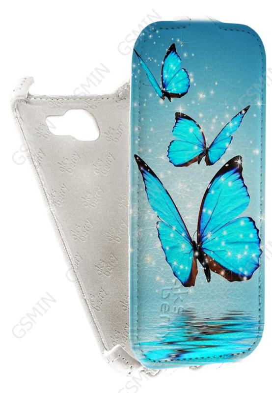

Кожаный чехол для LG K4 K130E Aksberry Protective Flip Case (Белый) (Дизайн 4/4)