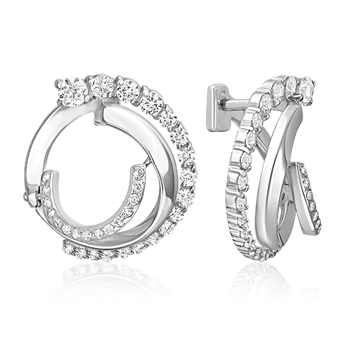 

Серьги из серебра с фианитом PLATINA jewelry 02-5145-00-401-0200, 02-5145-00-401-0200