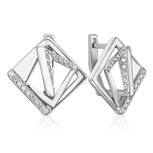 

Серьги из серебра с фианитом PLATINA jewelry 02-5144-00-401-0200, 02-5144-00-401-0200