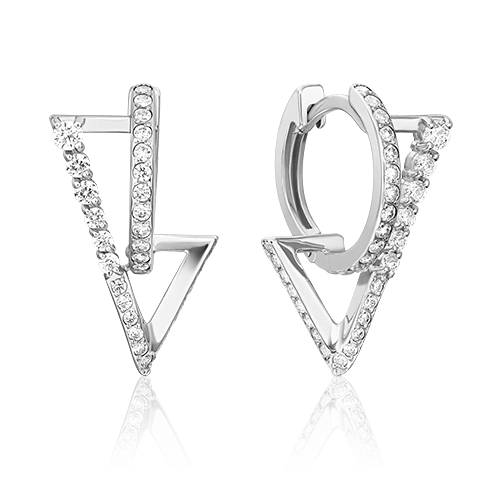 

Серьги из серебра с фианитом PLATINA jewelry 02-5143-00-401-0200, 02-5143-00-401-0200