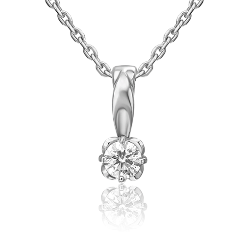 

Кулон из белого золота с бриллиантом PLATINA jewelry 03-0199-00-101-1120-30, 03-0199-00-101-1120-30