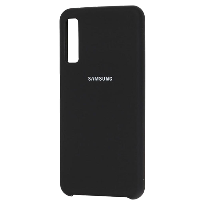 

Чехол-накладка Silicone Cover для Galaxy A7 (2018) силиконовый (черный)