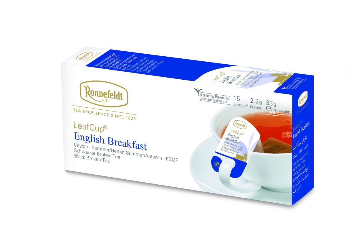 

Чай черный Ronnefeldt Leaf Cup English Breakfast (Английский Завтрак). 2 пачки по 15 саше, Ronnefeldt