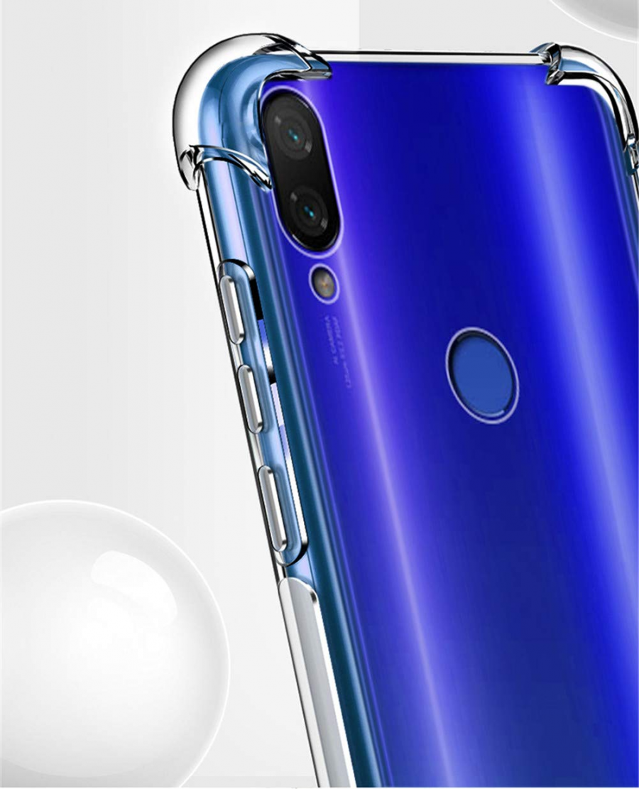

Чехол-накладка Armor для Xiaomi Redmi 7 противоударный силиконовый (прозрачный)