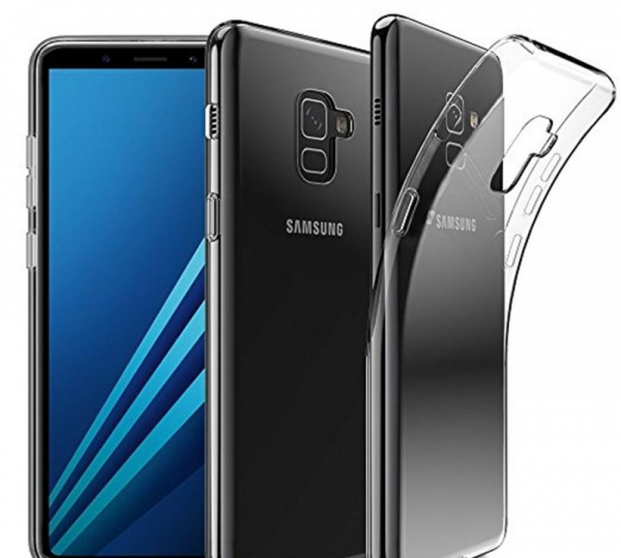 

Чехол-накладка для Samsung Galaxy A8+ (2018) SM-A730 силиконовый (прозрачный)