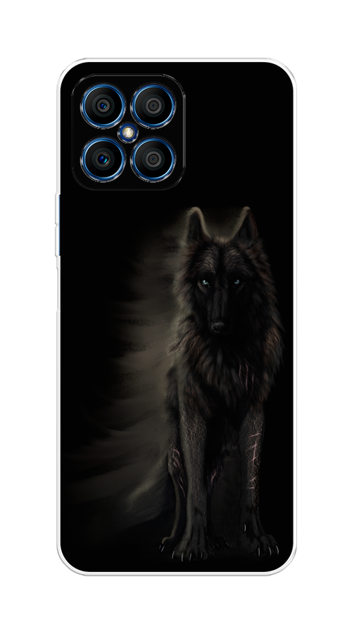 

Чехол на Honor X8 "Туманный волк", Черный, 6107650-1