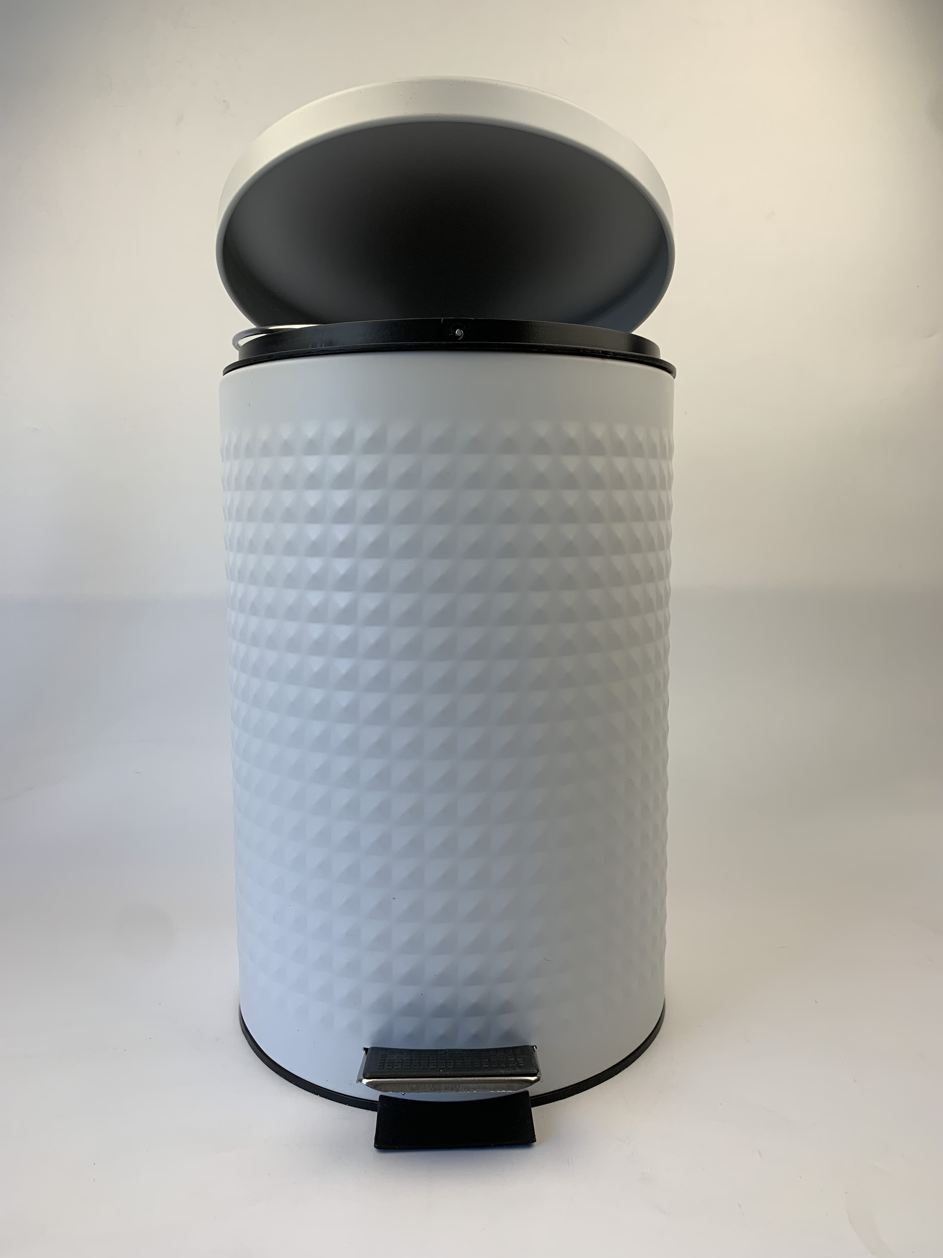 Урна для мусора с крышкой ZDK Smart, 12 литров, белый