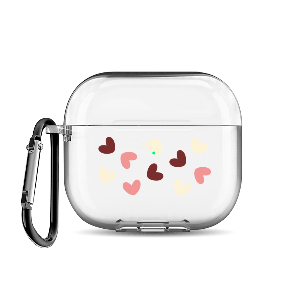 

Чехол для наушников AirPods 3 "Нежные сердечки паттерн", AIPC-430-9E-1