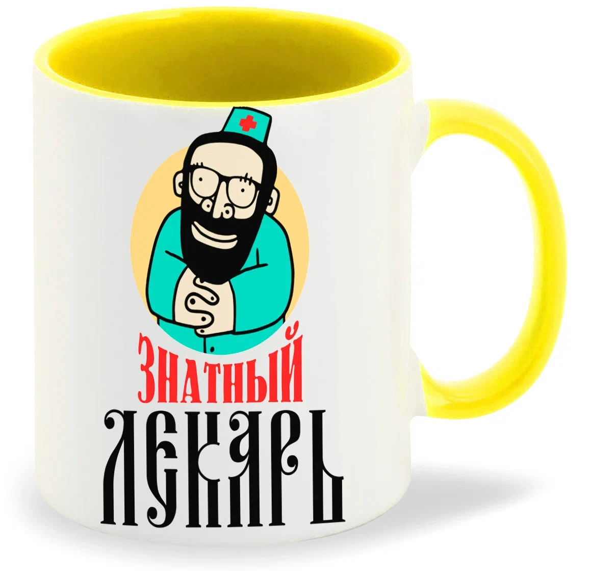 

Кружка CoolPodarok Знатный лекарь мужчина