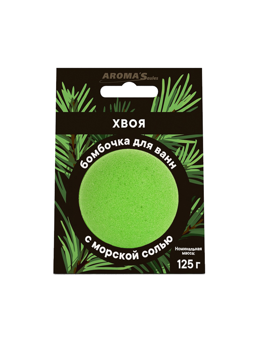 

Бомбочка для ванны Aroma Saules Хвоя, 125 г