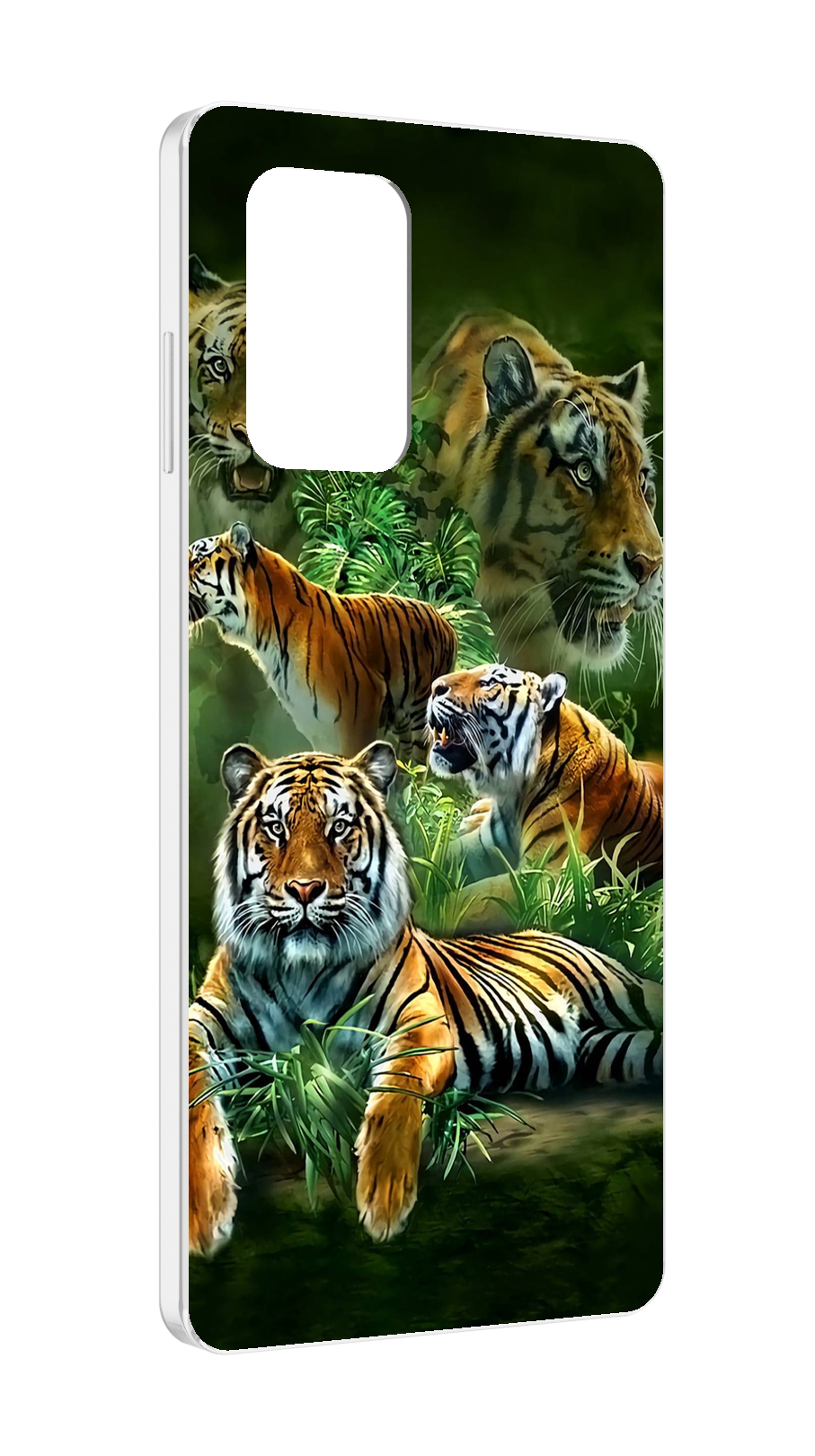 

Чехол MyPads Тигры для ZTE Blade A72 / ZTE Blade V40 Vita, Прозрачный, Tocco