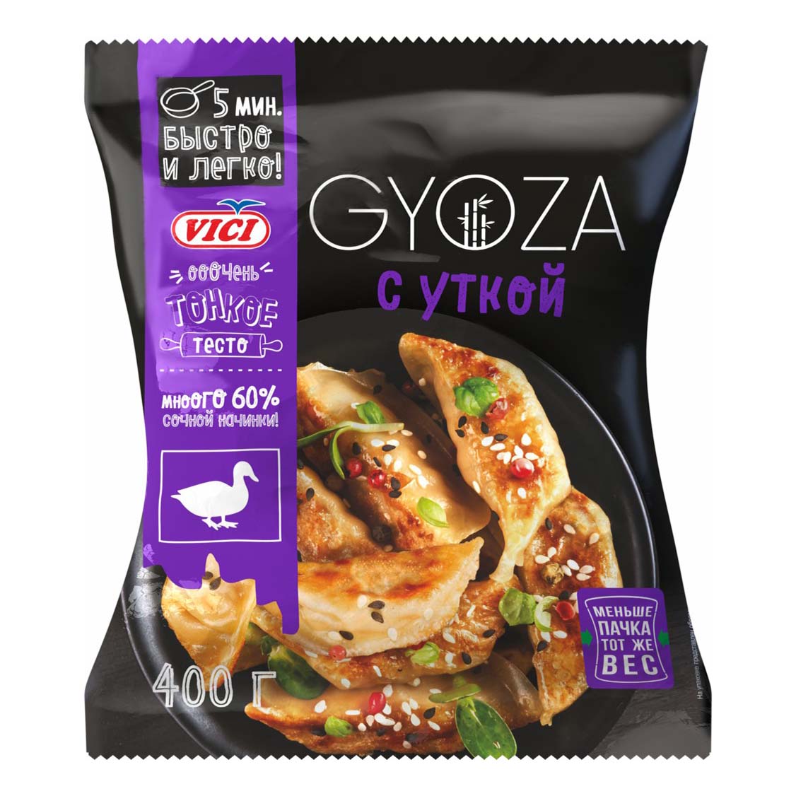 

Гедза Vici Gyoza с уткой 400 г