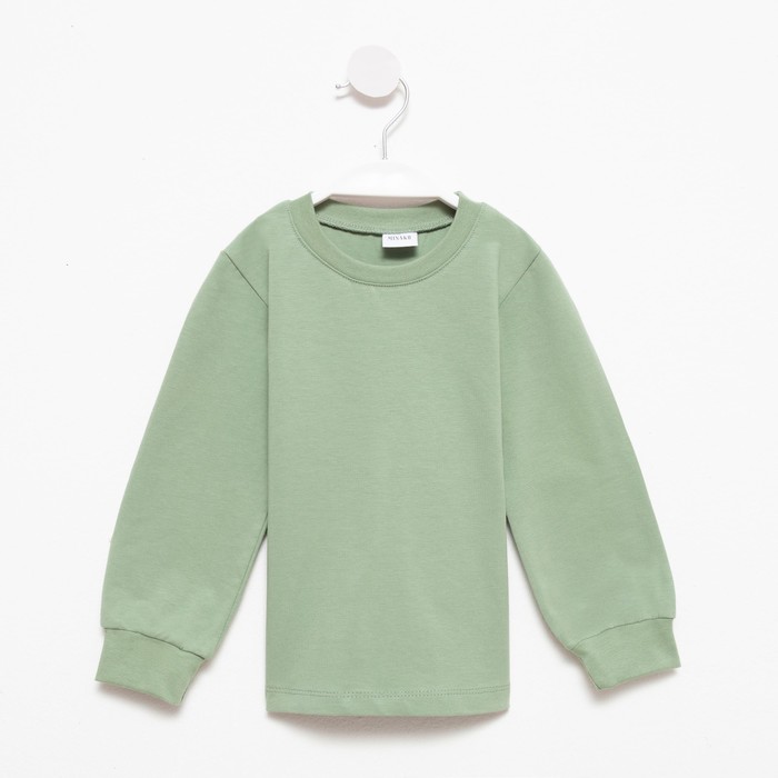 

Лонгслив детский MINAKU: Basic line цвет оливковый, рост 104, Зеленый, MINAKU: Basic Line KIDS