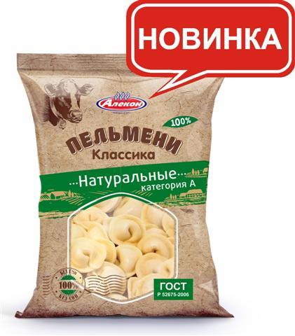 

Пельмени Алекон Классика Категория А Натуральные замороженные 800 г