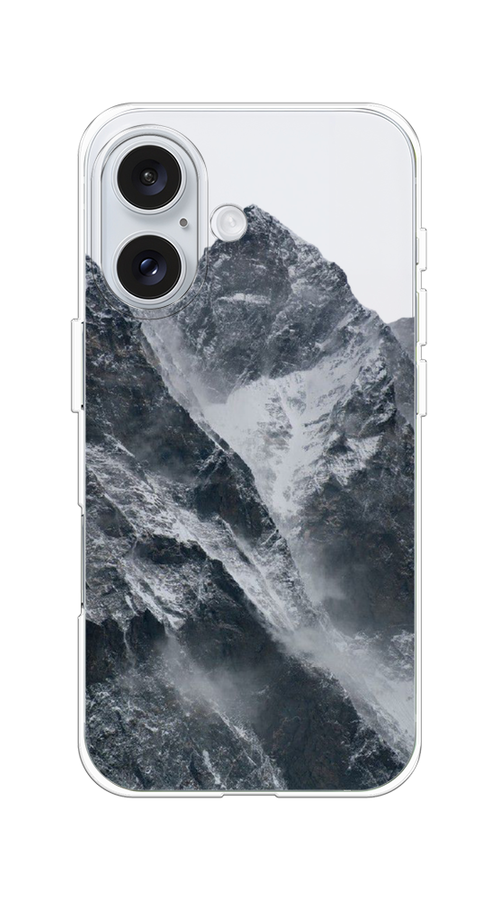 

Чехол на Apple iPhone 16 "Горы арт 4", Серый;бежевый, 16050-1