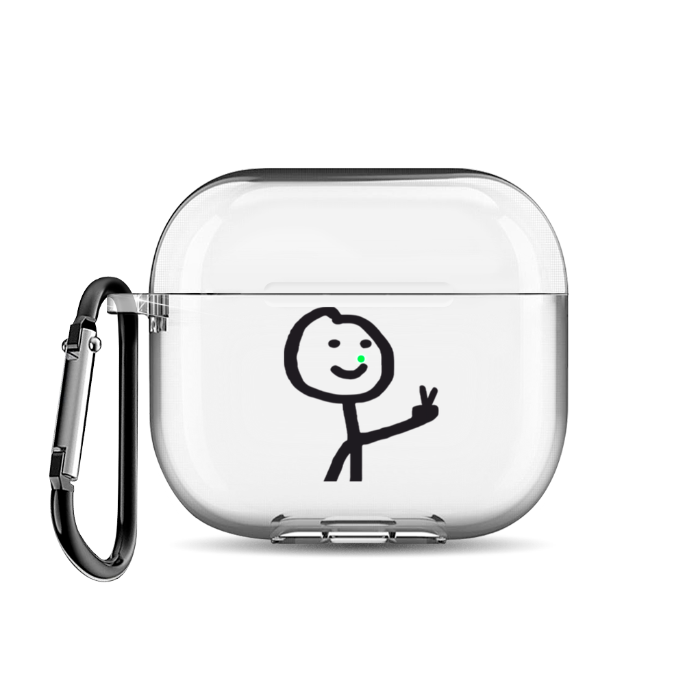 

Чехол для наушников AirPods 3 "Два пальца жест", AIPC-430-9E-1