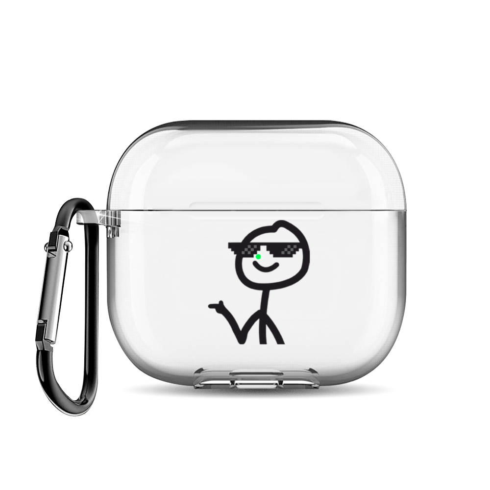 

Чехол для наушников AirPods 3 "Человечек в очках мем", AIPC-430-9E-1