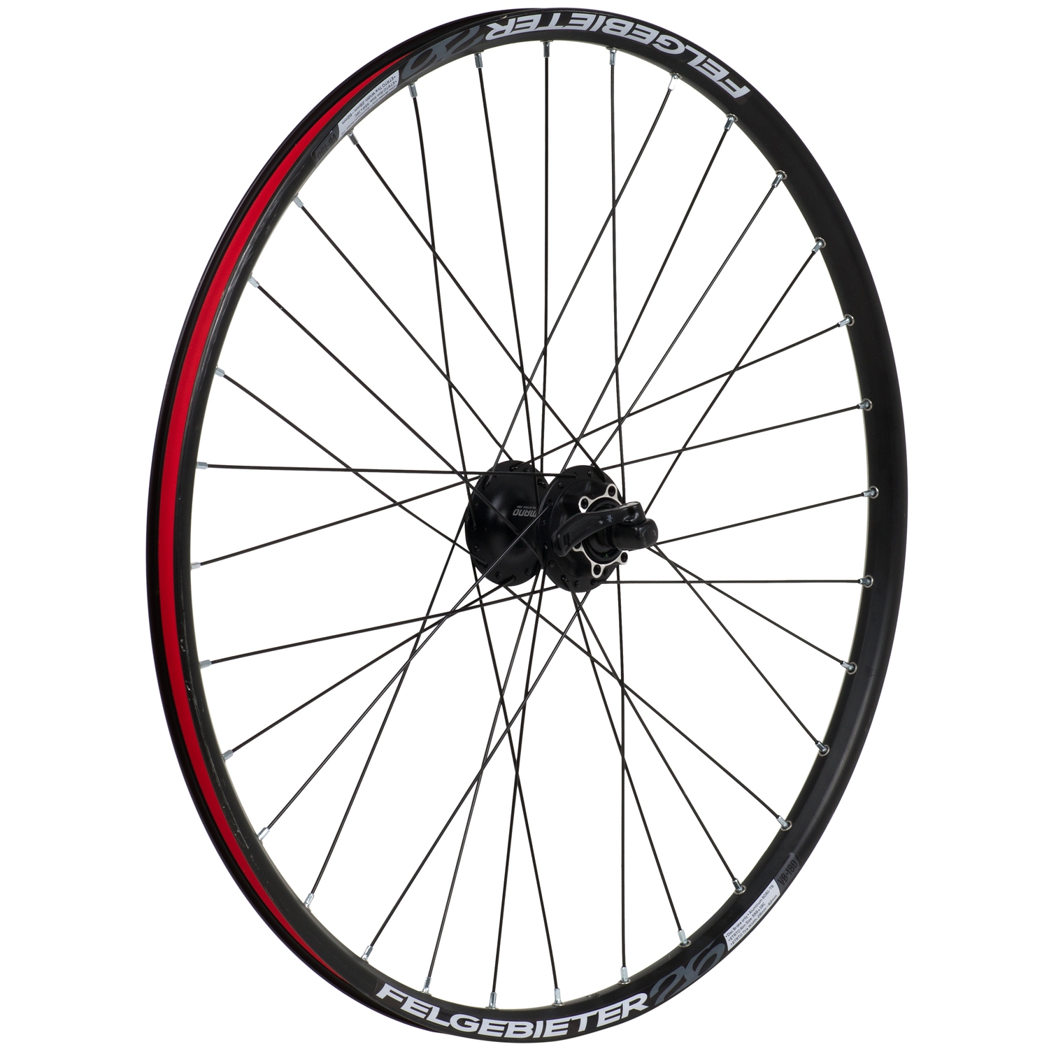 

Колесо перед 26" двойн.алюм.пистон, диск 6-болт, втулка Shimano M525, черный