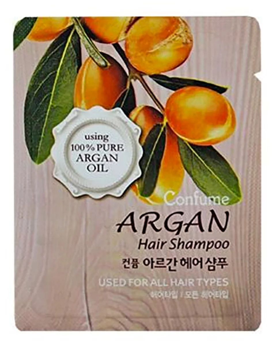 Шампунь для волос c маслом арганы пробник Welcos Confume Argan Hair Shampoo Pouch
