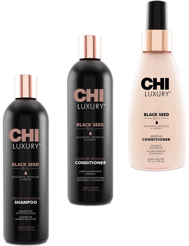 фото Набор chi luxury black seed oil для сухих волос (3 позиции) chi косметика для волос