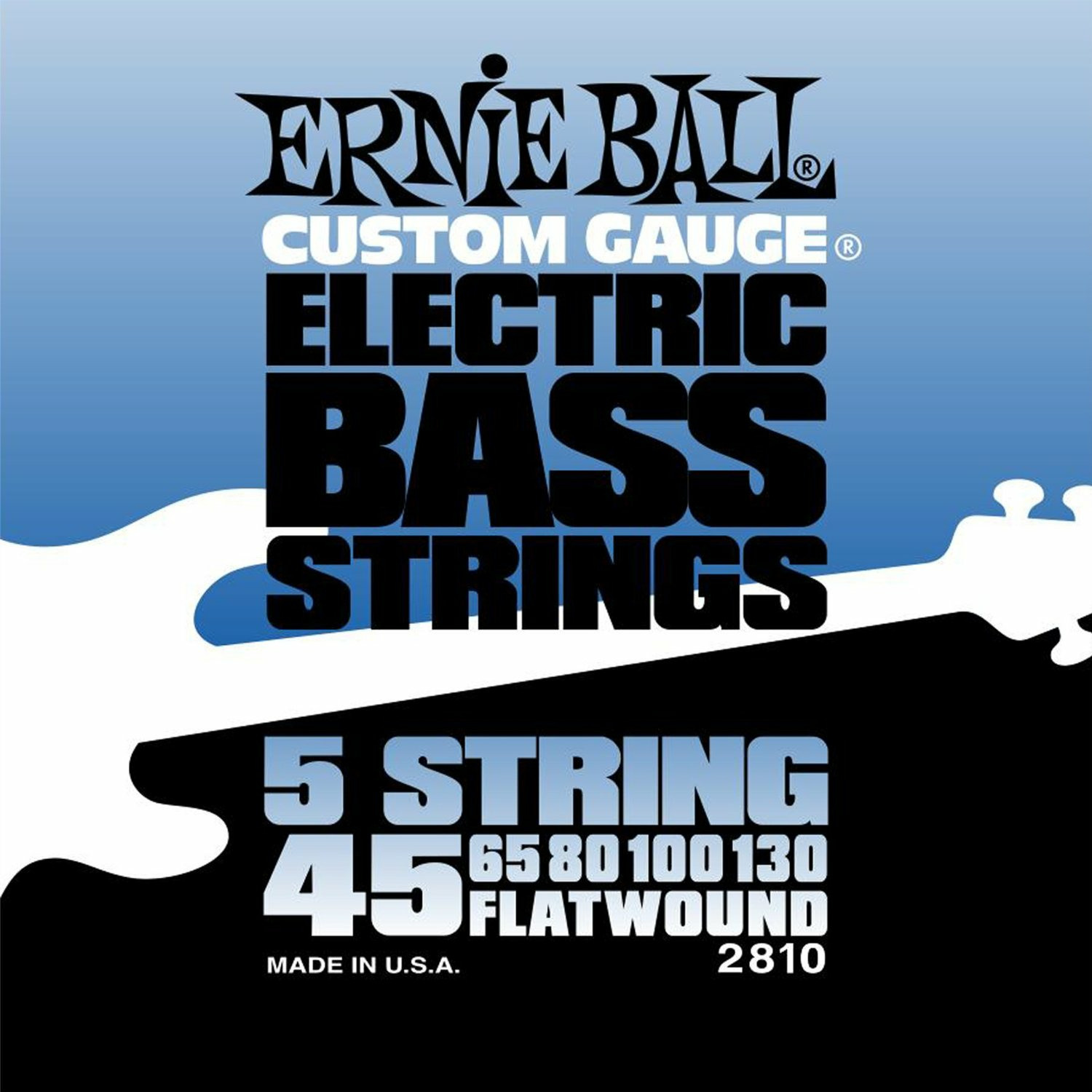 фото Струны для бас-гитары ernie ball 2810