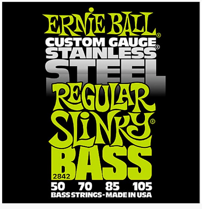 фото Струны для бас-гитары ernie ball 2842