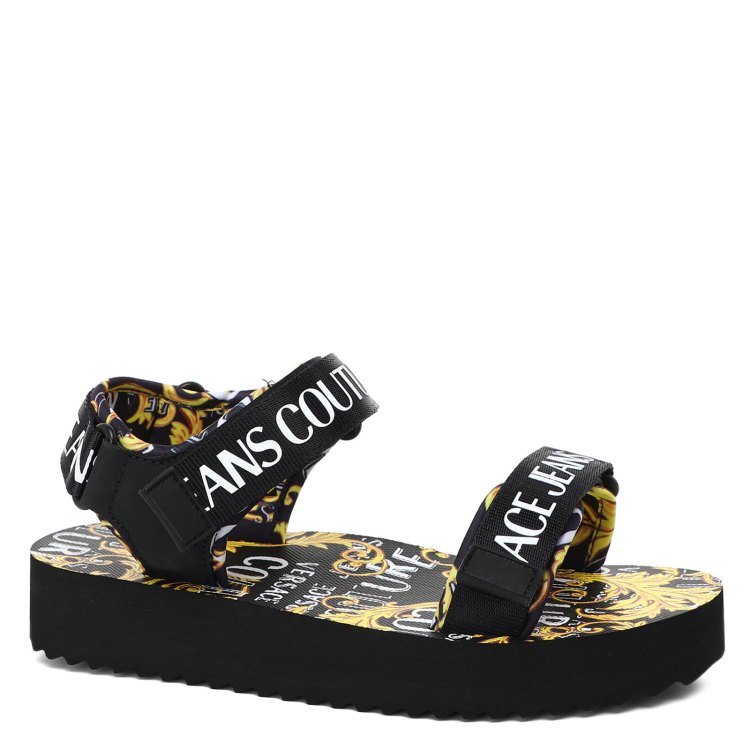 

Сандалии женские Versace Jeans Couture 74VA3SX4 черные 37 EU, 74VA3SX4