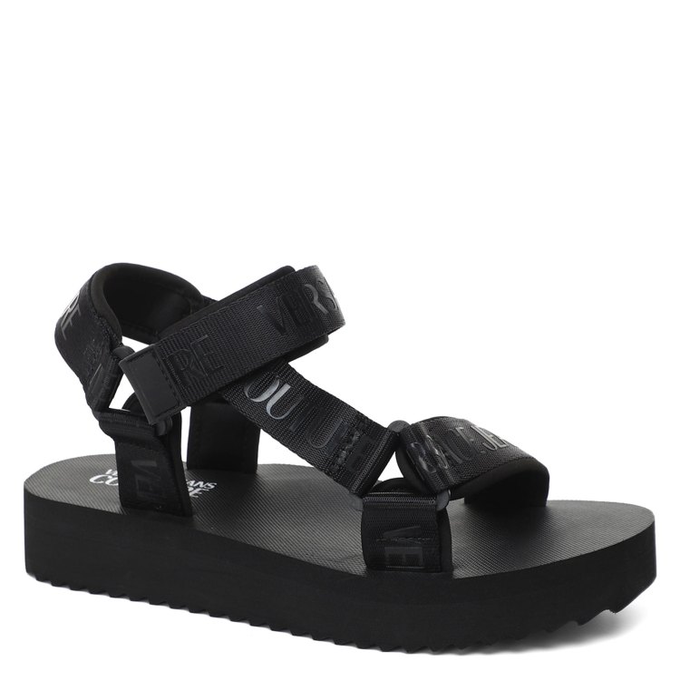 

Сандалии женские Versace Jeans Couture 74VA3SX5 черные 35 EU, Черный, 74VA3SX5