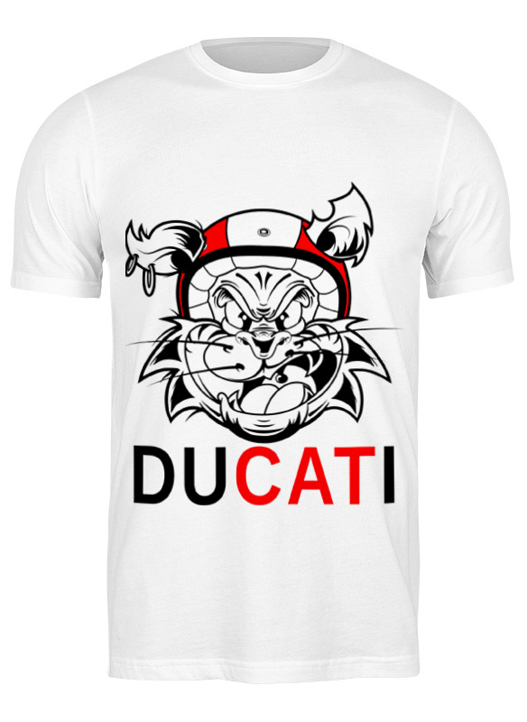 

Футболка мужская Ducati 1645474 Printio белая L, Ducati 1645474