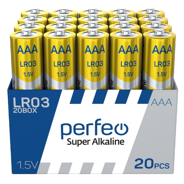 Батарейка Perfeo PF LR03/20BOX AAA (LR03) 20 штук