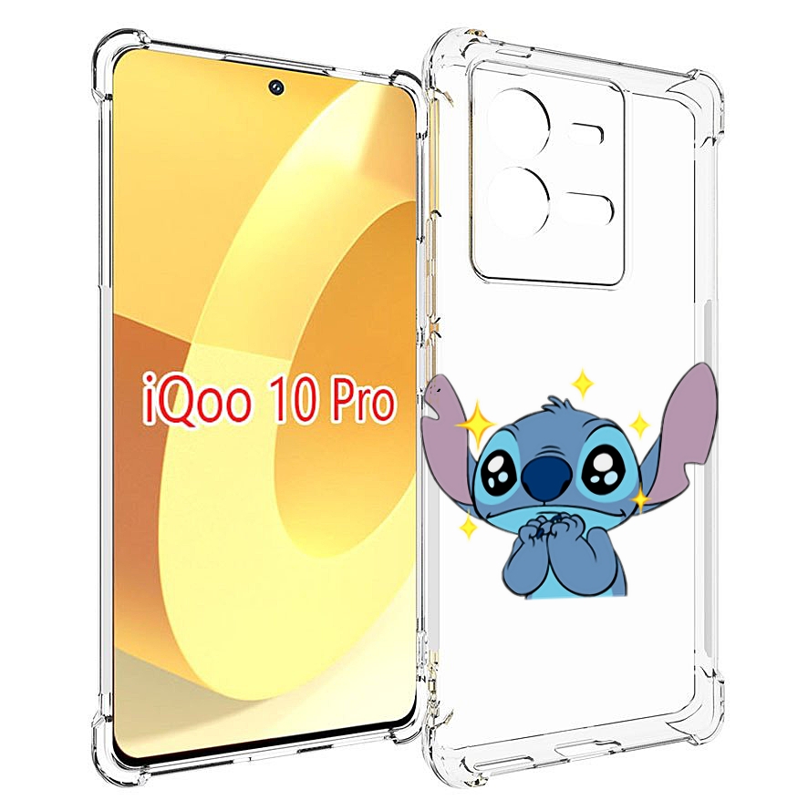 

Чехол MyPads милый-стич детский для Vivo iQOO 10 Pro, Прозрачный, Tocco