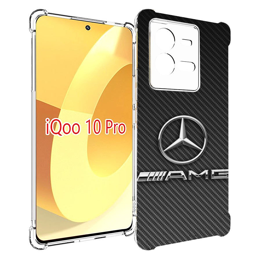 

Чехол MyPads мерседес амг мужской для Vivo iQOO 10 Pro, Прозрачный, Tocco