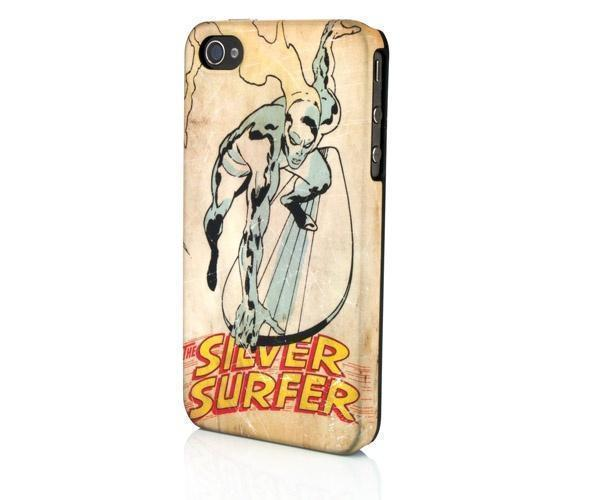 

Чехол-накладка Marvel Silver Surfer Nosegrab для Apple iPhone 4/4S пластик (серый)
