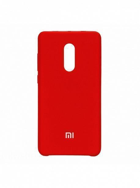 фото Чехол-накладка silicone cover для xiaomi redmi 5 силиконовый (красный) nobrand