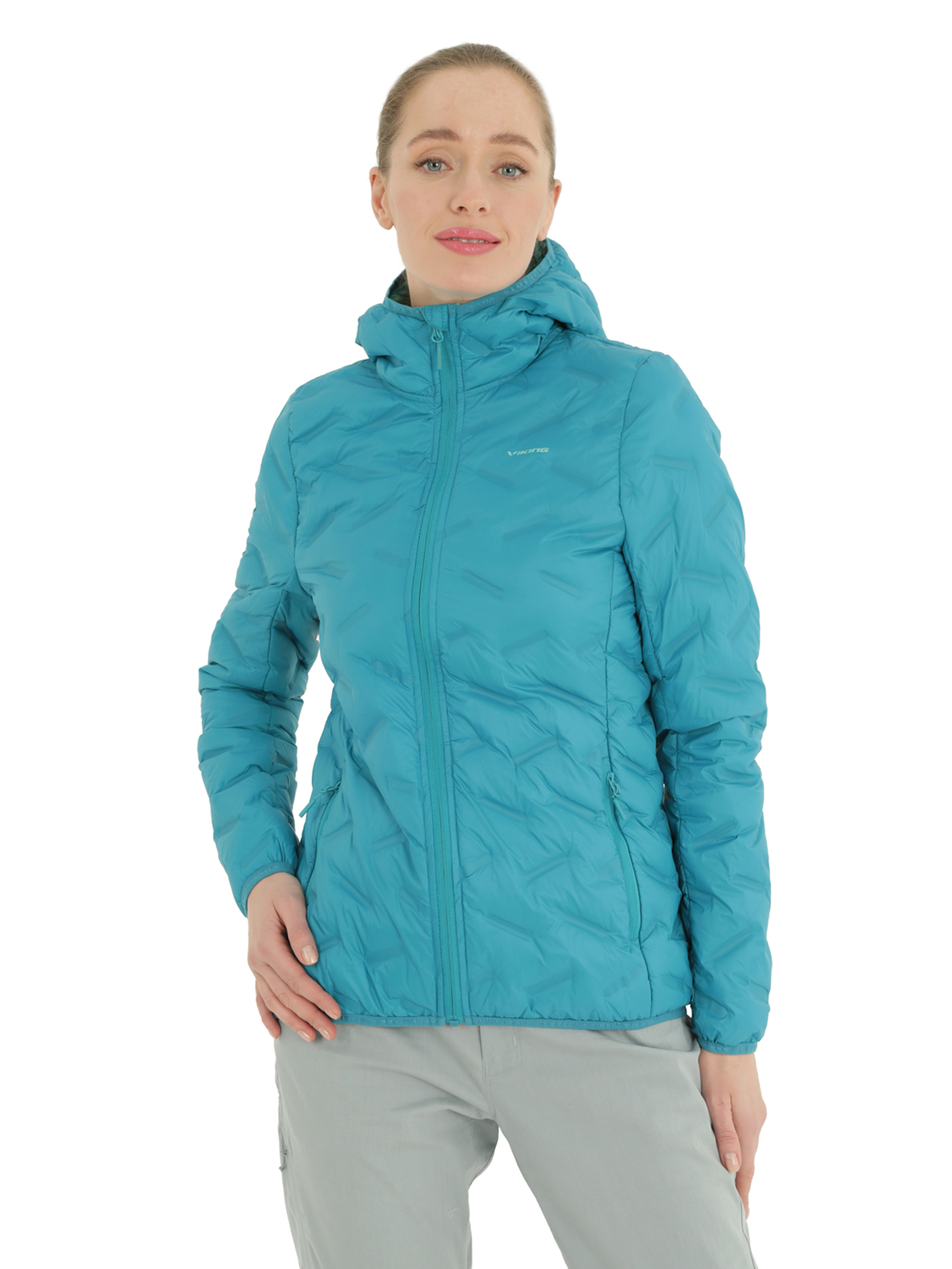 

Пуховик женский Viking Aspen Lady 2024 голубой M, Aspen Lady 2024