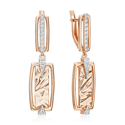 

Серьги из белого золота/красного золота с топазом PLATINA jewelry 02-5097-00-201-1111, 02-5097-00-201-1111