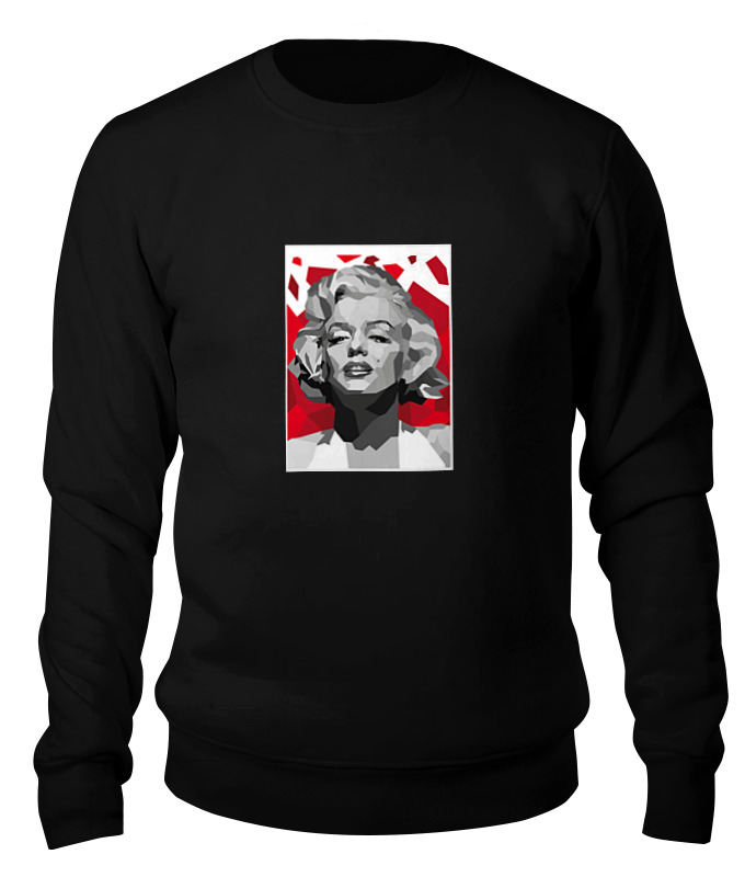 

Свитшот унисекс Printio Мэрилин монро (marilyn monroe) черный XL, Мэрилин монро (marilyn monroe)