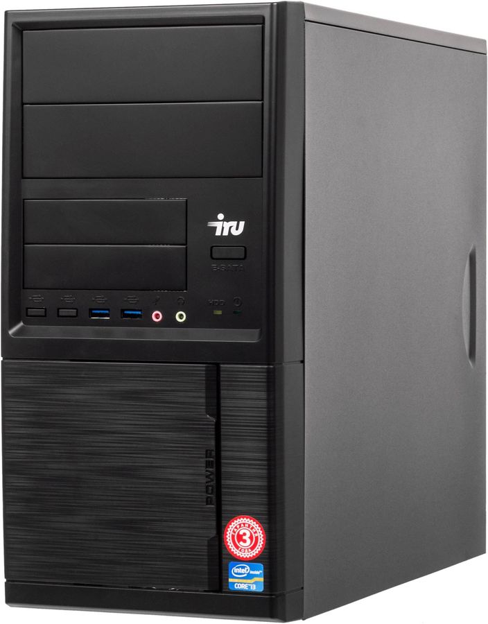 

Системный блок iRU Office 310H5 Black (1610315), Office 310H5