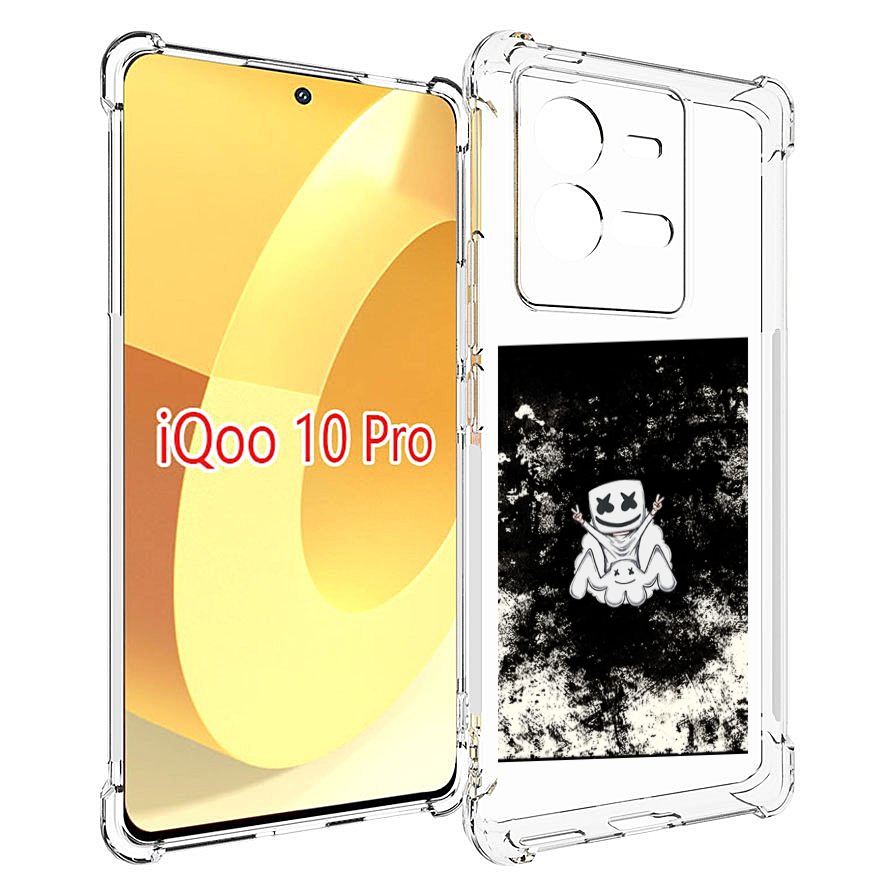 

Чехол MyPads маршмеллоу-френдс для Vivo iQOO 10 Pro, Прозрачный, Tocco