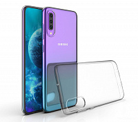 

Чехол-накладка для Samsung Galaxy A70 (2019) SM-A705 силиконовый (прозрачный)